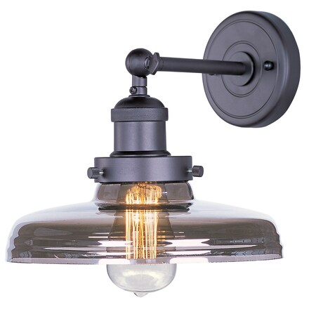 Maxim Lighting Mini Hi-Bay 1-Light 10" Wide Bronze Wall Sconce 25067MSKBZ/BUI